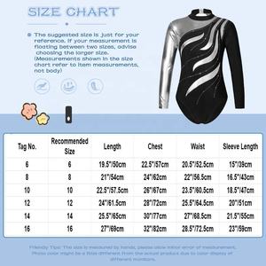 Monos de leotardo para niñas de 6 a 16 años, ropa de entrenamiento, fabricante de ropa de baile para competición de baile, gimnasia, puesta en escena - Product Image 6