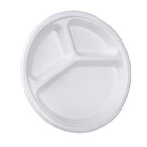 Assiettes jetables en papier, design robuste et anti-fuite, pour réceptions de mariage, fêtes, traiteur et repas en famille - Product Image 1