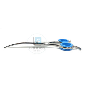Unique Design Sustainable Stainless Steel High Quality Eco-Friendly Durable Curved Pet Grooming <b>Scissors</b> Wholesale - Product Image 3
