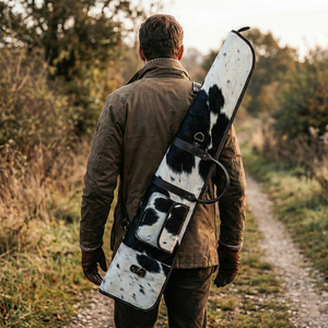 Housse de protection pour arme à feu en cuir de qualité supérieure, durable et pratique, pour la chasse au gros gibier. Housse d'arme de haute qualité. - Product Image 3