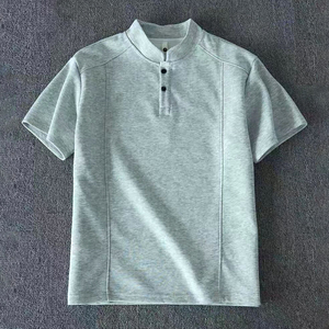 Custom High Stretch No Pilling Wrinkling Cotton Bamboo Solid Short Sleeve Casual Comfortable Slim Fit Men Golf for <b>Shirt</b> Daily - Product Image 5
