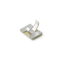 Pince à câble en aluminium Essentra, clip adhésif pour câble ASK, pince en aluminium sur base adhésive