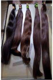 Extensiones de Cabello Humano 100% Suaves y Brillantes, Largas y Lisas, Naturales en Color Marrón y Negro, Calidad Estándar, Cómodas de Usar para Mujeres - Product Image 4