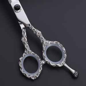 Customized Professional Hair <b>Scissors</b> Set 6 Inch Straight & Thinning <b>Scissors</b> Barber Shears+ Comb + Kits - Product Image 3