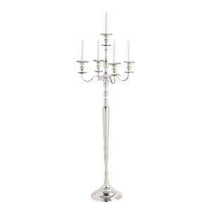 Traditional Aluminum <b>Candelabra</b> Candle Stand for Religious Ceremony Wedding and Festival Decoration - Product Image 5
