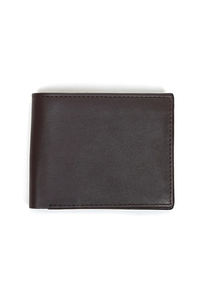 Wholesale Men's Premium Brown Genuine Leather <b>Wallet</b> Polyester Custom Business Card <b>Holder</b> Low MOQ High Quality Multi-Card Short - Product Image 3