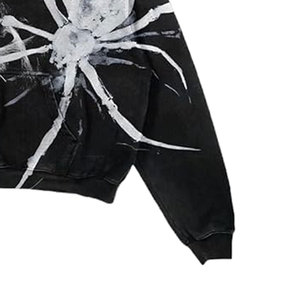Sudadera con Capucha Unisex Qualitup, Diseño 3D de Mano de Sangre/Araña, Estilo Gótico Punk, Moda Urbana, Tejido Holgado de Felpa, Ecológica - Product Image 6