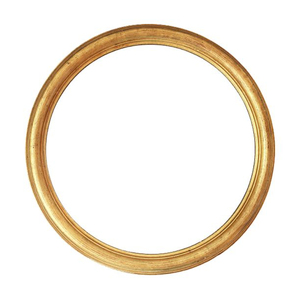 Espejo de pared redondo de madera con acabado en oro antiguo, con borde de hojas talladas, decoración ornamental para el hogar, para la sala de estar, en oferta. - Product Image 4