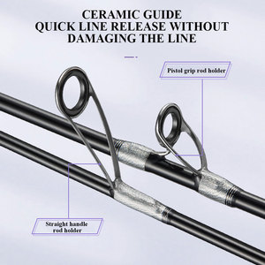 Canne à pêche en eau douce 1,35m/1,5m/1,68m/1,8m en fibre de carbone ultra-légère pour la pêche à la truite (spinning et casting) - Product Image 5