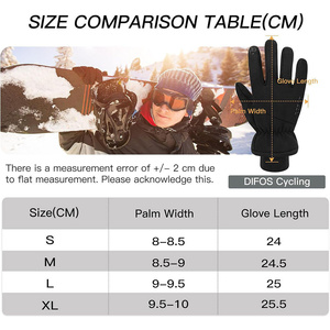Winter Thermal Cycling Gloves Anti <b>Slip</b> Touch Screen Padded Windproof for Driving Cycling Racing Gloves High Quality - Product Image 6
