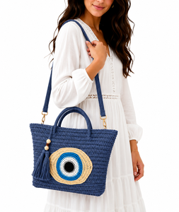 Bolso Tote de Rafia Tejido a Mano de Lujo Personalizado, Bolso de Playa con Borlas y Cuentas de Madera, Bolso de Mano para Mujer, Regalo para el Verano - Product Image 2