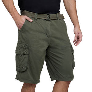 High Waist Plain <b>Cargo</b> Shorts With 6 Pocket Zipper Style <b>Work</b> Wear Summer Sexy Fit Swimming Beach <b>Cargo</b> Shorts Men - Product Image 6