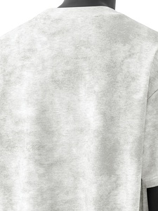 Premium Custom DTG Printed Oversized <b>Bleached</b> Acid Wash Distressed Boxy Fit T-Shirt Featuring Unique Shoulder Zipper Details - Product Image 3