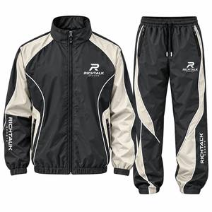 Conjunto Deportivo RICHTALK para Hombre, con Capucha, Manga Larga, Resistente al Viento, Ligero, para Otoño, de Secado Rápido, con Bolsillos Laterales - Product Image 6