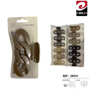 Fermaglio per capelli in metallo con catena da 10 cm e 3 anelli Yun Rong per donne e ragazze - Product Image 3