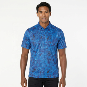 Men's Blue Solid Short Sleeve for <b>Shirt</b> Quick Dry Knitted Casual Wear <b>Gothic</b> Anti-pilling - Product Image 5