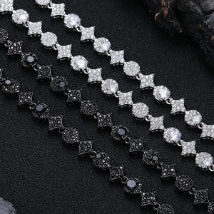Best Quality Luxury <b>White</b> Gold Diamond <b>Bracelet</b> Round Brilliant Cut D Color Natural GIA Certified Rhodium Plated Everyday Wear - Product Image 5