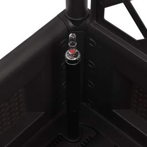 Grand bac à plantes surélevé en plastique anthracite (PP) pour la plantation de fleurs et de plantes – Qualité supérieure - Product Image 6