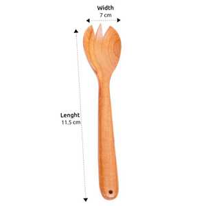 Espátula de Madera de Neem Natural de Lujo – Espátula de Cocina Duradera con Mango Largo para Mezclar, Remover y Voltear - Product Image 2