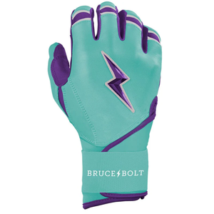 Guantes de Bateo Bruce Bolt de Cuero Cabretta de Primera Calidad, Diseño de Puño Largo 100% de Calidad - Product Image 6