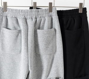 Wholesale High Quality 100% Polyester <b>Elastic</b> Waist Mid Formal Jogger Pants <b>Men</b> <b>Trousers</b> - Product Image 3