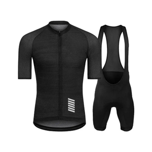 Custom Men Short Sleeve Cycling Jersey Set Breathable Quick Dry MTB <b>Road</b> Bike Clothing Padded Bib Shorts Kit - Product Image 4