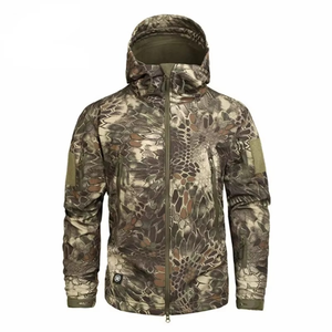 Chaqueta de Caza Impermeable y Cortavientos para Hombre, Chaqueta de Senderismo, Montañismo y Caza con Camuflaje - Product Image 6