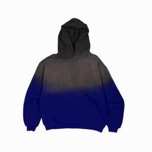Oversized Hooded <b>Sweatshirt</b> Unisex Solid <b>Pink</b> Cotton French Terry Casual Autumn Wear Pocket Long Sleeve Regular Fit - Product Image 4