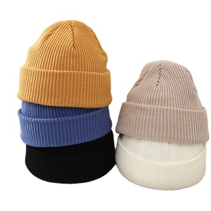 Unisex Acrylic Knitted <b>Hat</b> Custom <b>Warm</b> Designer <b>Men</b> Women Winter <b>Hats</b> Knit Beanies With Custom Logo 2025 - Product Image 5