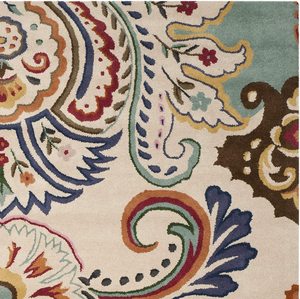 Tapis moderne encadré en laine, tufté à la main, antidérapant, adapté aux animaux domestiques, à poils longs, de luxe, pour la décoration intérieure, pique-niques, avec envers en latex, ovale, réversible - Product Image 4
