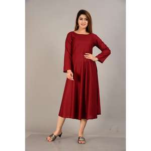 AARTI FASHION Salwar Kameez Décontracté Quotidien en Tissu Tissé, Silhouette Trapèze, Lavable, Style Simple et Taille Naturelle - Product Image 4