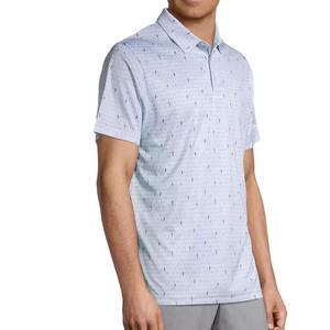 Performance Golf Polo <b>Shirt</b> with Moisture Wicking fabric and Sublimation Print Quick Dry Activewear Sublimation Men's T-<b>shirts</b> - Product Image 4