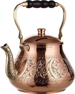 Bouilloire en cuivre de qualité supérieure pour une préparation élégante du thé dans la cuisine, compatible avec tous les types de cuisinières, collection de qualité supérieure pour la salle à manger à domicile - Product Image 2