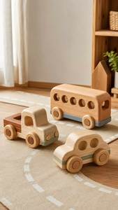 Jouets en bois pour bébés pour améliorer la reconnaissance, la mémoire, la coordination, la concentration et la pensée créative chez les jeunes enfants - Product Image 6