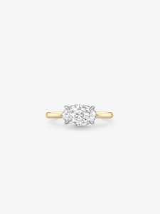 <b>Oval</b> Cut Lab Grown Diamond <b>Engagement</b> <b>Ring</b> 1.50ct VS+ Clarity Prong Set Solid IGI 14K 18K Gold Statement Solitaire Luxury Bridal - Product Image 5