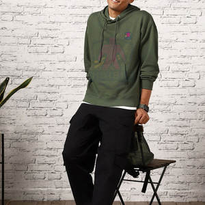 Prix de gros, sweats à capuche surdimensionnés en coton mélangé de haute qualité, fabriqués sur mesure, en stock, en vente - Product Image 4