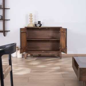Unidad de almacenamiento de madera de mango de 2 puertas Vandana Royal Order - Product Image 2