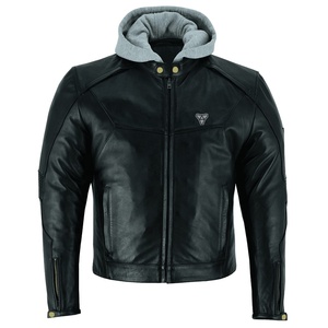 Blouson en cuir grande taille pour homme, haute qualité, nouvelle collection, coupe-vent, fermeture éclair, respirant, pour moto et course automobile - Product Image 1