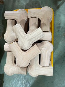 Accessoires de rampe d'escalier en bois massif peuplier sur mesure, embout à quart de tour à 90 degrés, pièce d'escalier traditionnelle, écologique, durable, haute qualité - Product Image 3