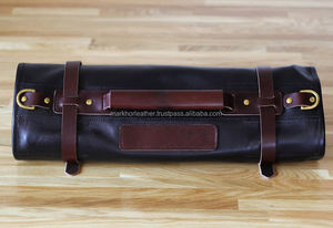 Étui de rangement pour couteaux de chef en cuir de qualité supérieure, kit de rangement pour couteaux de cuisine, organiseur d'équipement culinaire professionnel, étui de voyage, protection anti-odeurs - Product Image 4