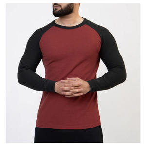 Camiseta de Manga Larga Informal Personalizada de Alta Calidad, Cuello Redondo, 100% Algodón, Secado Rápido, Transpirable, Cómoda para Hombre - Product Image 1