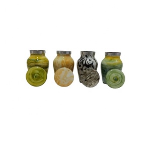Premium American Style Durable Rainbow Finish Mini <b>Keepsake</b> Urns for Human Ashes-Set of 4 Small Cremation <b>Memorial</b> Containers - Product Image 2