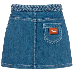 Minifalda Vaquera para Mujer, Lisa, de Secado Rápido, 100% Algodón, Invierno, para Niñas, Ropa de Bebé - Product Image 2