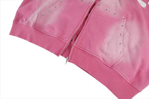 Sudadera con Capucha Personalizada de Felpa Francesa Vintage, Desgastada y Teñida al Sol, 100% Algodón, Lavada con Ácido, Estilo Urbano - Product Image 4