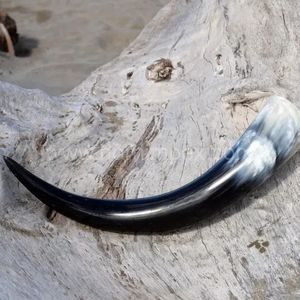 Auténtica Jarra Vikinga Ecológica para Beber, Hecha a Mano, de Cuerno Natural Pulido, Taza Medieval para Cerveza, Decoración del Hogar, Fiesta Nórdica - Product Image 4