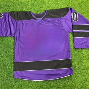 Maillot de hockey sur glace OEM ODM 2026, uniforme d'équipe, polyester sublimé, écologique, séchage rapide, respirant, maillot de hockey personnalisé - Product Image 3