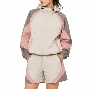 Ensemble deux pièces coupe-vent et short pour femme, nouvelle collection, vente flash - Product Image 3