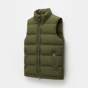 Chaleco Acolchado Grueso sin Mangas para Hombre con Logotipo Personalizado, Alta Calidad, Venta al por Mayor, 100% Poliéster, Tallas Grandes, Informal, Tejido, Invierno, 1 Pieza - Product Image 3