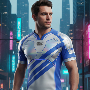 Tenue de rugby 7V7 de haute qualité à manches courtes, impression par sublimation personnalisée, équipement de match professionnel, ensemble de vêtements d'équipe de rugby à séchage rapide - Product Image 6