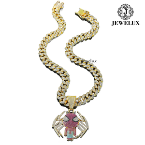 Collar de cadena cubana tipo tenis, el más vendido, para hombres y mujeres, ideal para fiestas y bodas, disponible a un precio razonable. - Product Image 1